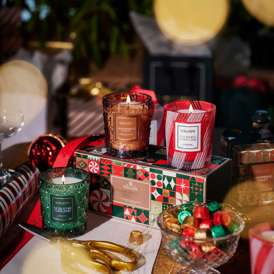 Holiday Essentials Classic Candle Trio - Set de Regalo