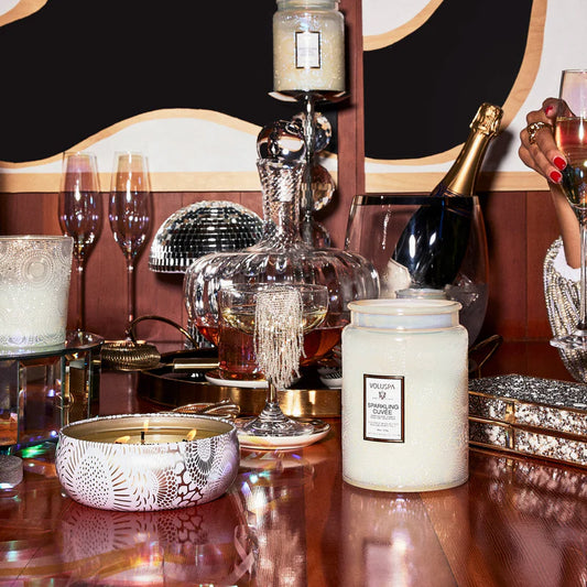 Sparkling Cuvée 3 Wick Tin Candle