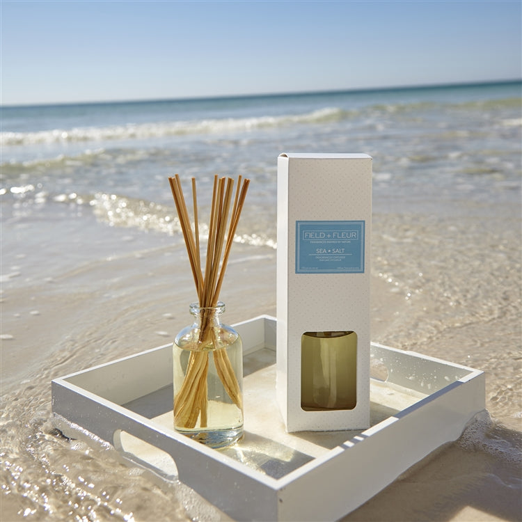 Salt & Sea diffuser 6oz + Candle 5 oz + Top Cleaner 16 oz. (kit exclusivo)