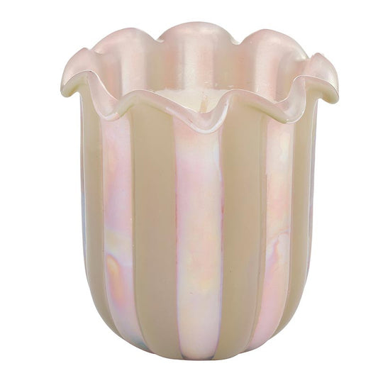 BLUSH SCALLOP CANDLE
