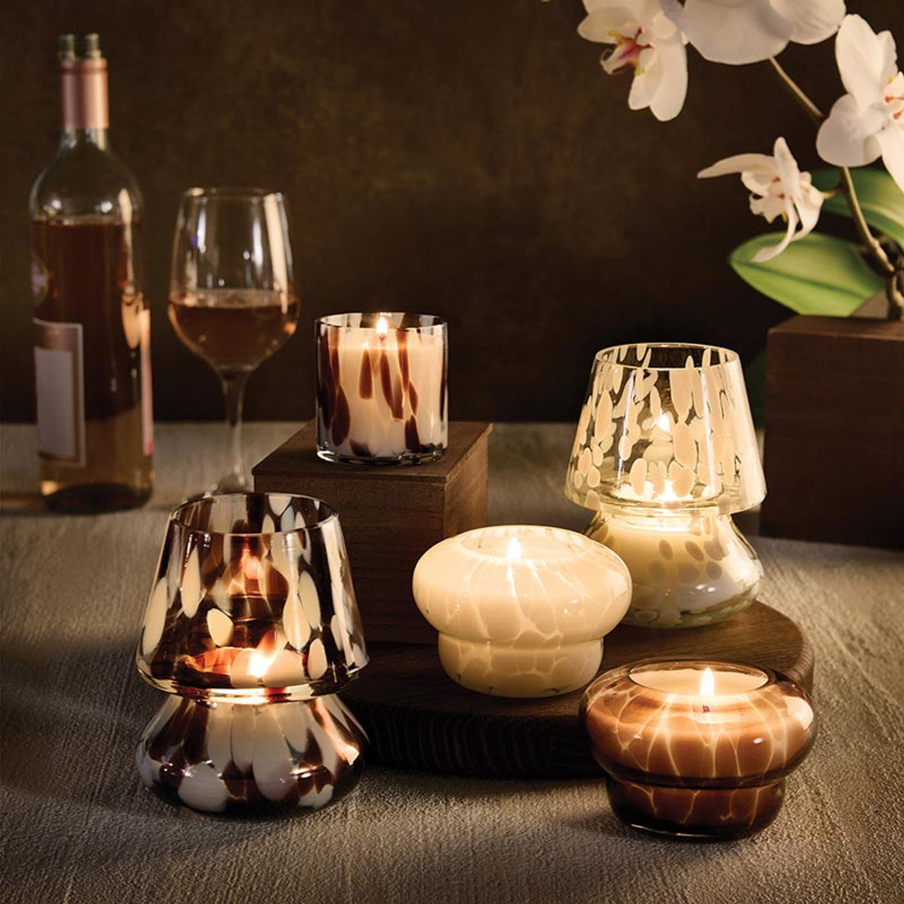 47TH & MAIN-FIREBU BROWN LAMP CANDLE