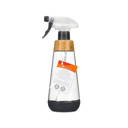 Full Circle Gray Bottle Service Refillable Glass Spray Bottle 16 oz.
