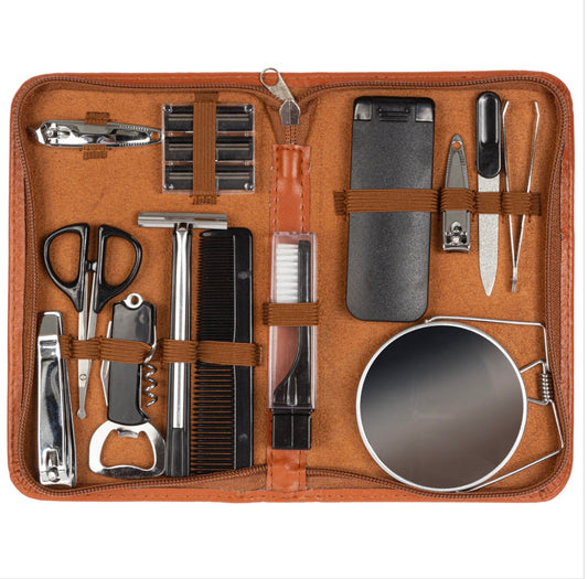MEN´S 10 PIECE TRAVEL SET / Set de viaje para hombres 10 piezas