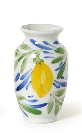 Hand Painted Mini Lemon Vases - Jarrones