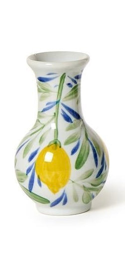 Hand Painted Mini Lemon Vases - Jarrones