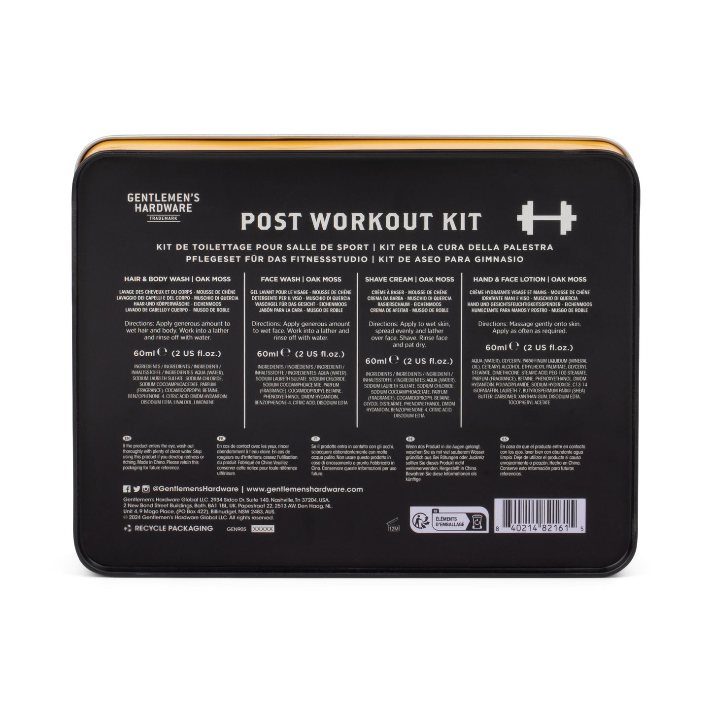 Post Gym Kit
