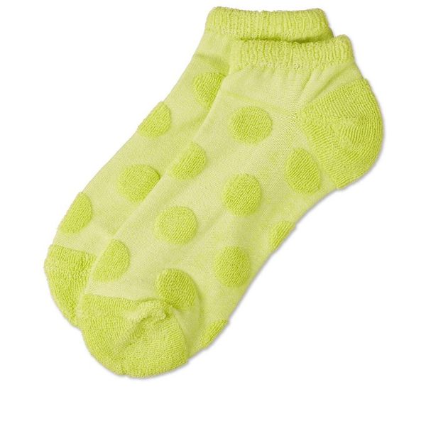 Women's Terry Dot Low Cut Socks - Medias/Calcetines
