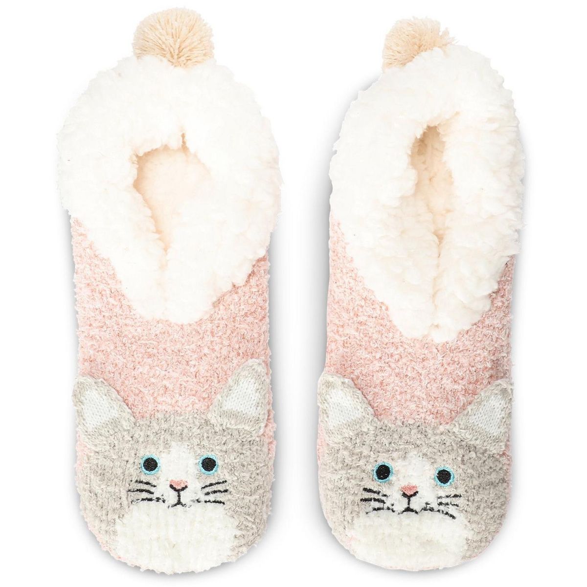 Women's Kitty Embellished Plush Lined Slippers - Pantuflas