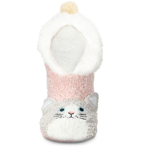 Women's Kitty Embellished Plush Lined Slippers - Pantuflas