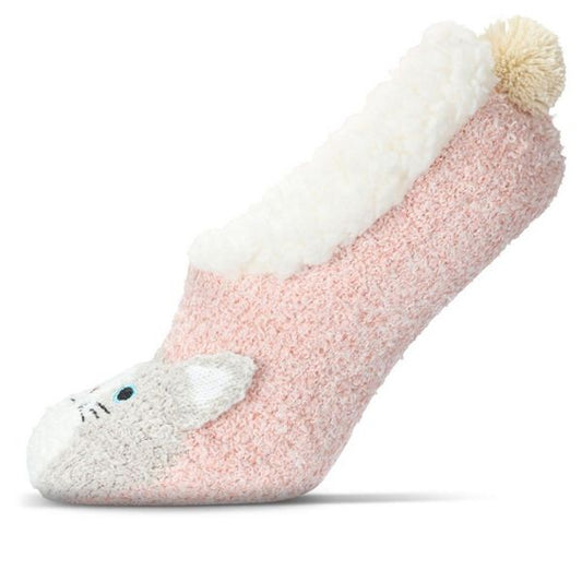 Women's Kitty Embellished Plush Lined Slippers - Pantuflas