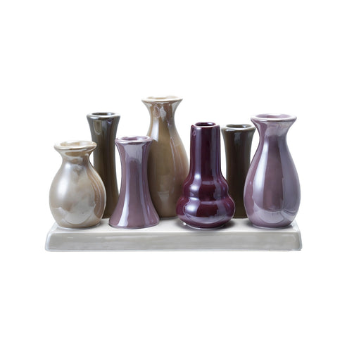 Hazel Mazel - Stoneware Multi Vase - Florero