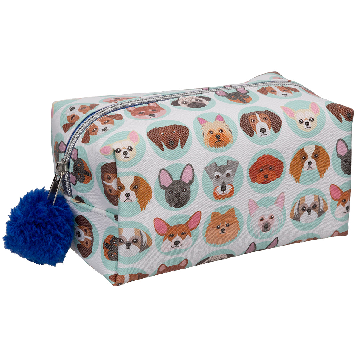 TRAVEL/COSMETIC BLUE CATS SQUARE - Bolsa de viaje/cosméticos