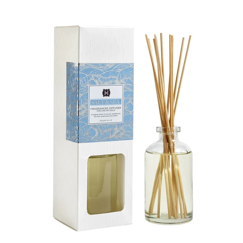 Salt & Sea diffuser 6oz + Candle 5 oz + Top Cleaner 16 oz. (kit exclusivo)