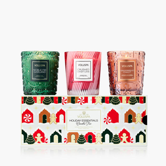 Holiday Essentials Classic Candle Trio - Set de Regalo
