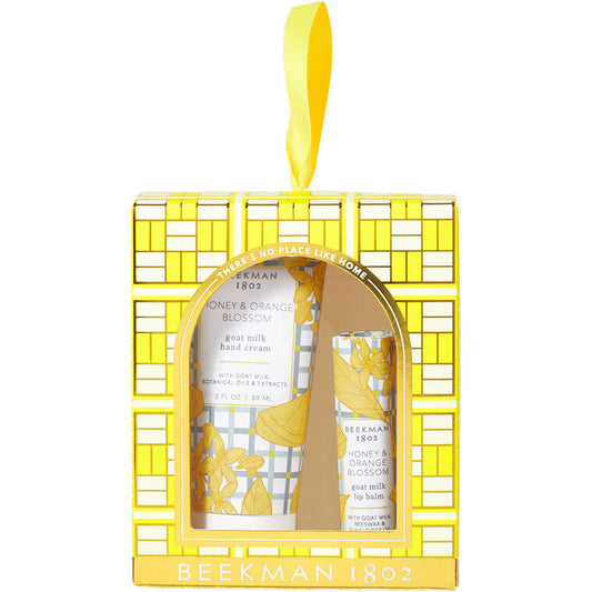 Honey and Orange Blossom Hand Cream and Lip Balm Gift Set - Set de Regalo Crema de Manos y Bálsamo Labial