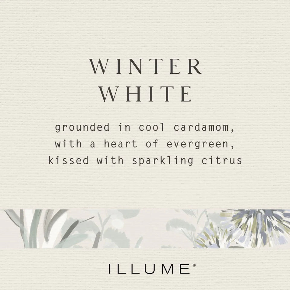 Winter White Mercury Ornament Candle
