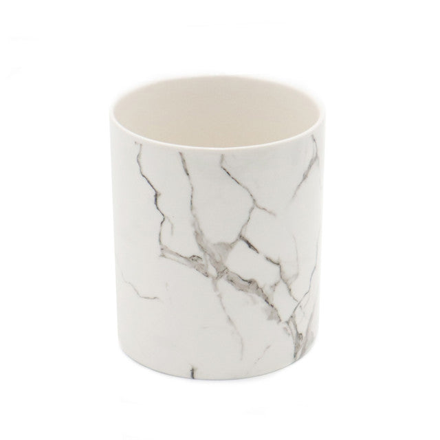 Candyl Diffuser- White Marble Jar, Dark Wood Top - Difusor Eléctrico