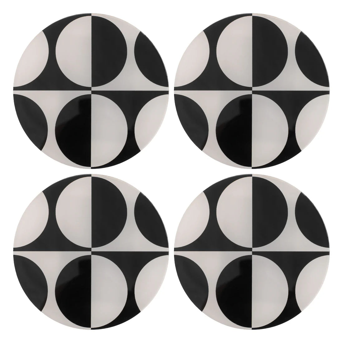 Retro Dot Acrylic Coasters