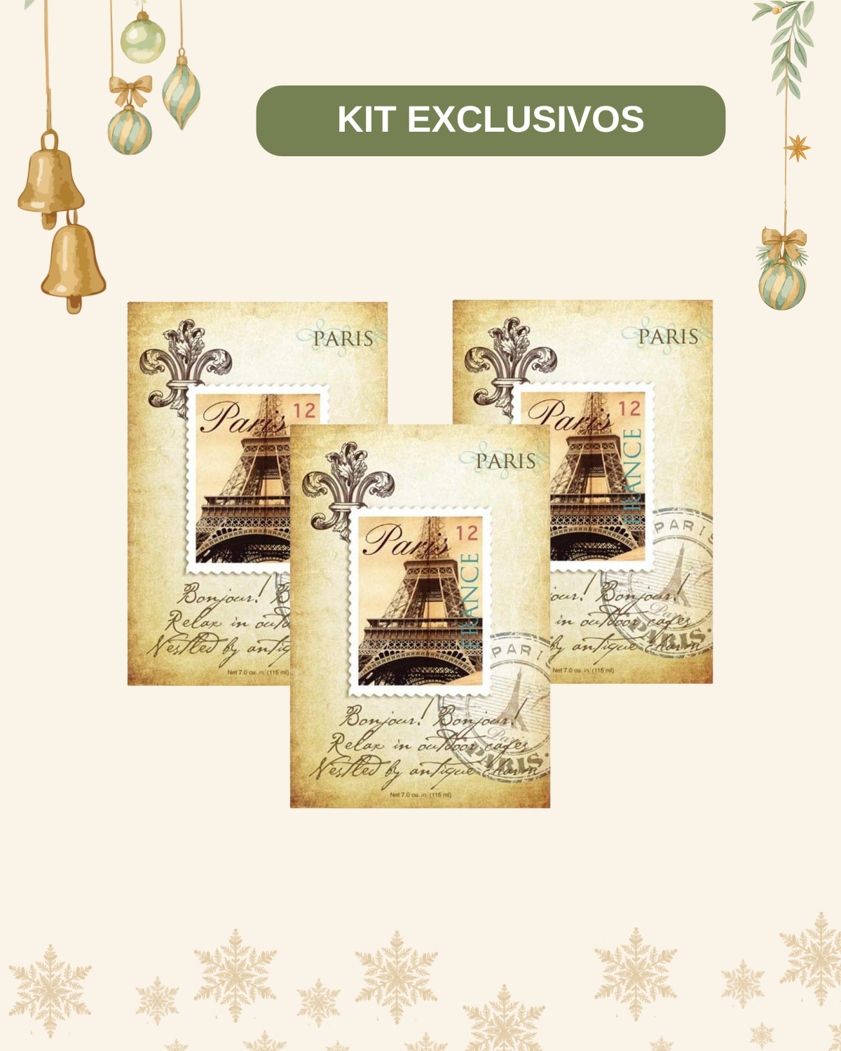 Paris - Sachet 3 Pack Kit Exclusivo