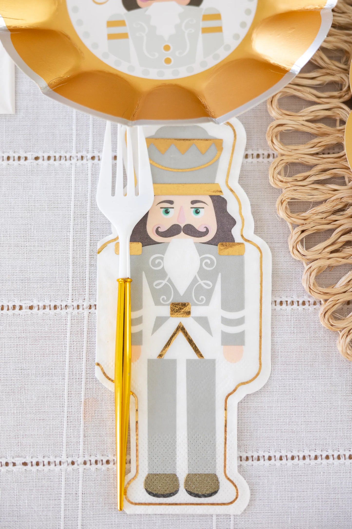 Gilded Nutcracker Guest Towel Gilded Nutcracker/16 pkg