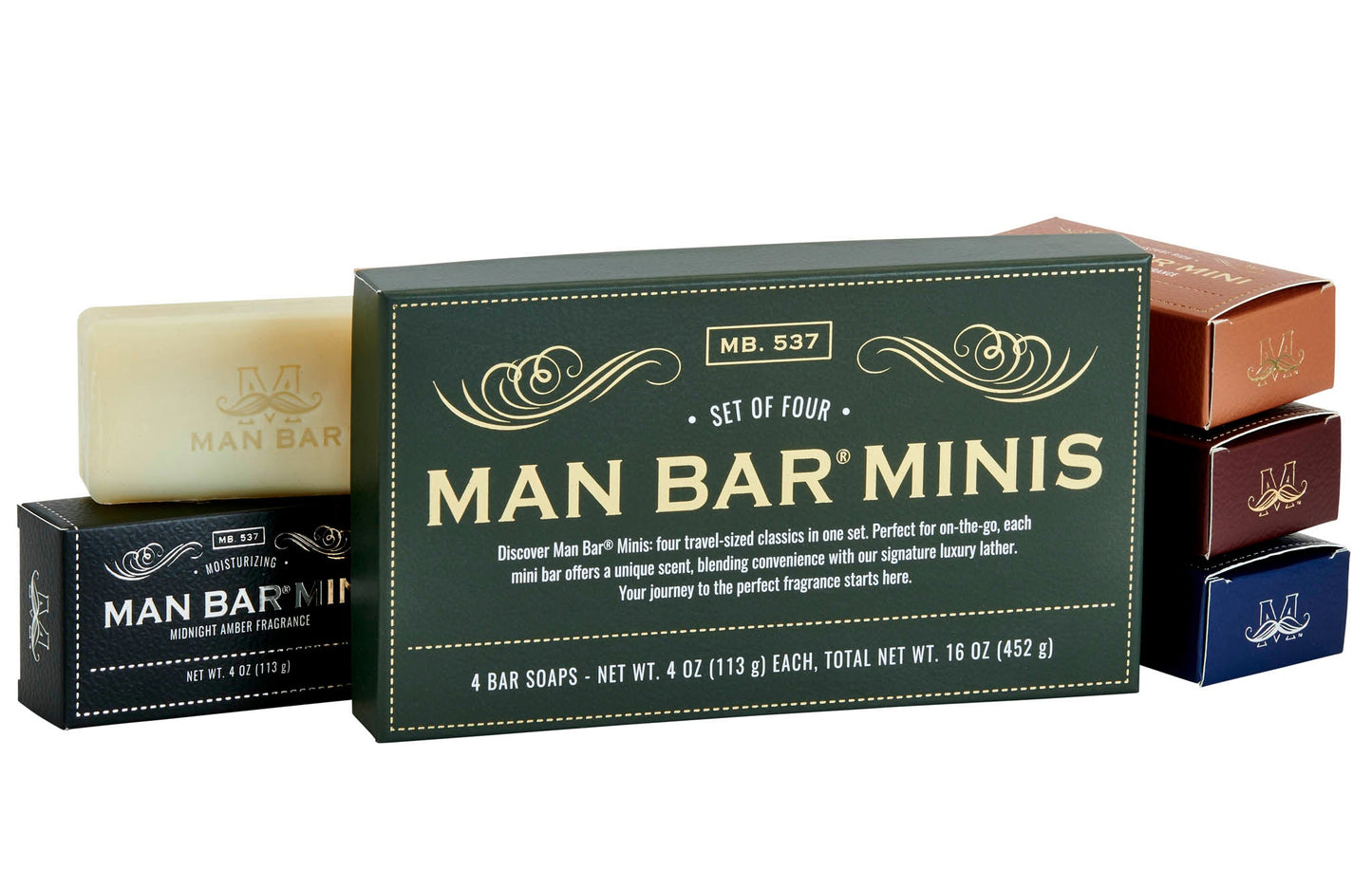 Man Bar Mini Set of 4x4oz
