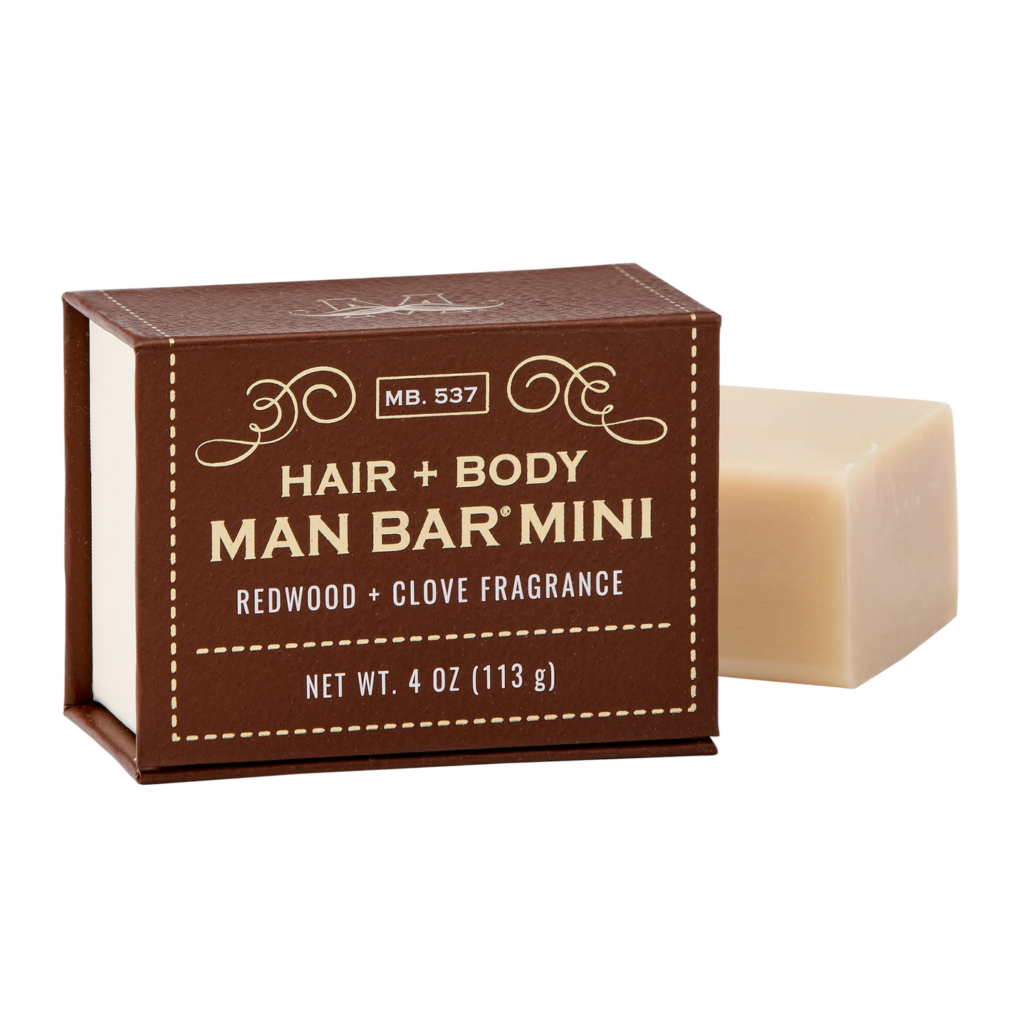 SFS-MAN BAR MINI 4OZ REDWOOD &