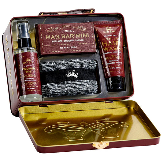 Man Bar Travel Kit - Exotic Musk & Sandalwood