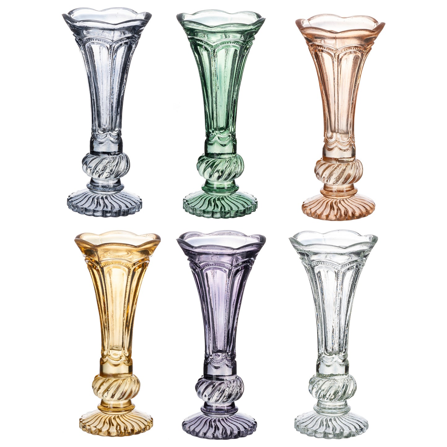 Hobnail Tulip Vases - Jarrón