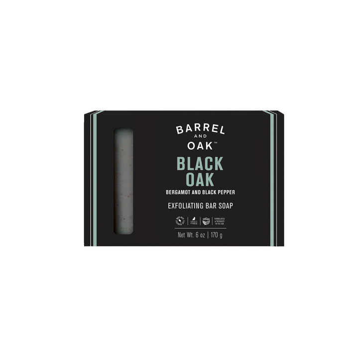 Exfoliating Bar Soap - Black Oak 6 oz - Jabón en Barra
