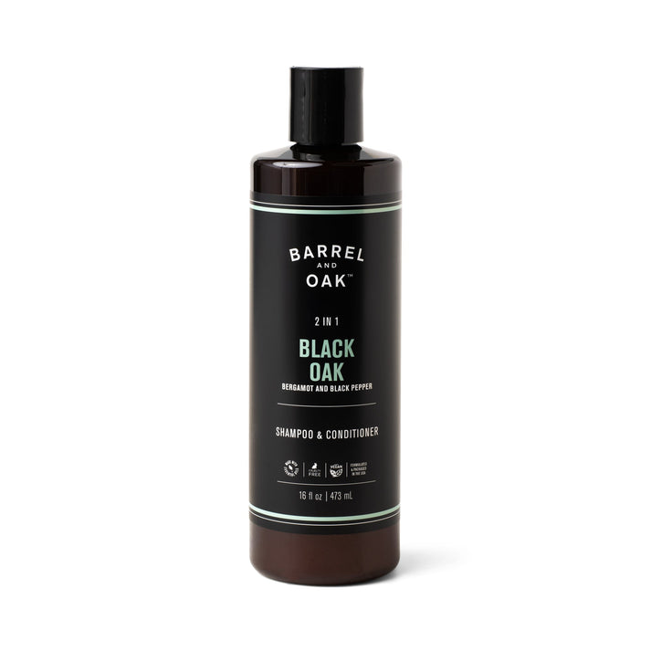 2 in 1 Shampoo & Conditioner - Black Oak 16 fl oz - Shampoo y Acondicionador 2 en 1