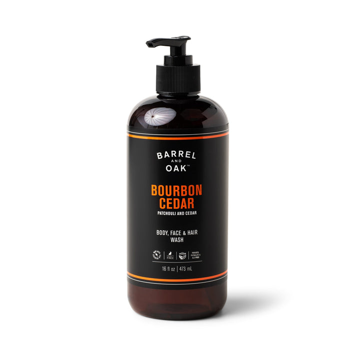 Bourbon Cedar Body Wash 16 oz
