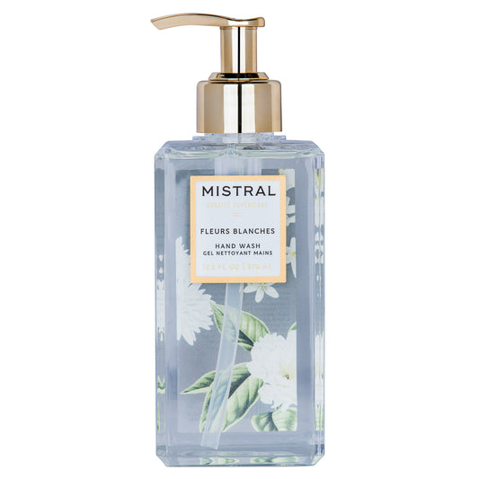 MISTRAL Luxe Hand Wash 12.5 fl oz Fleurs Blanches / Jabón de manos