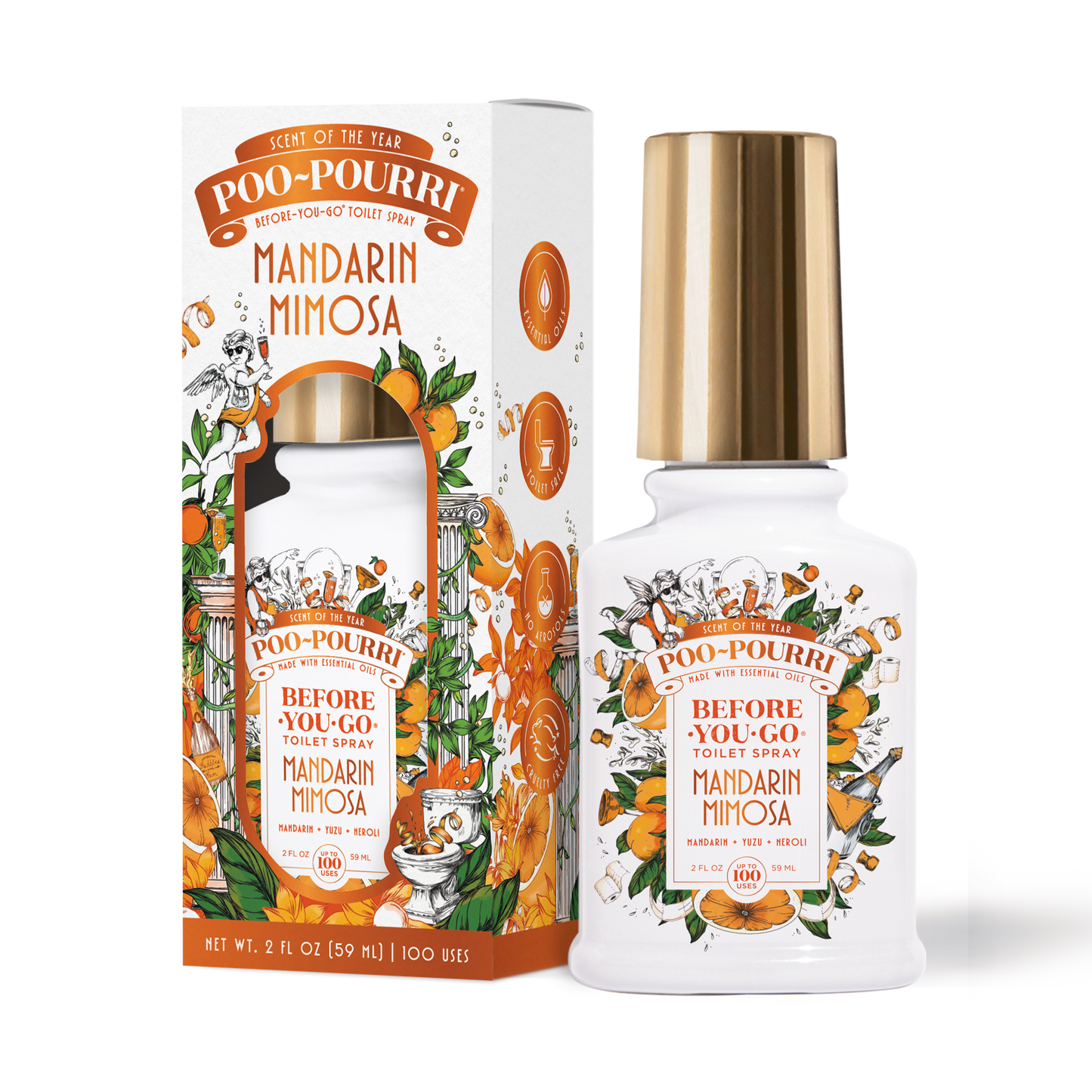 Poo Pourri Mandarin Mimosa 2.0 oz