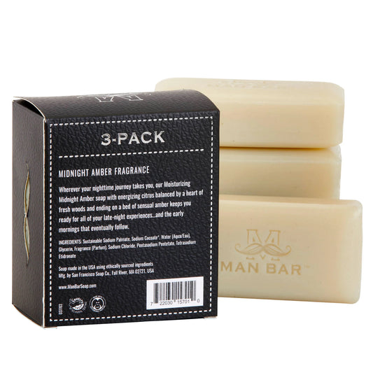 Man Bar Mini 3 Pack Midnight Amber