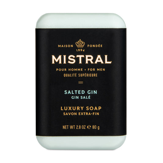 Salted Gin Travel Bar Soap 2.8 oz / 80g