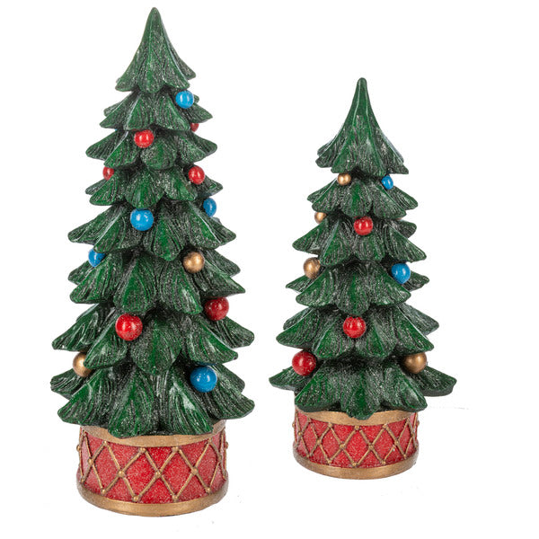 Tree on Drum Resin - Árbol de Navidad
