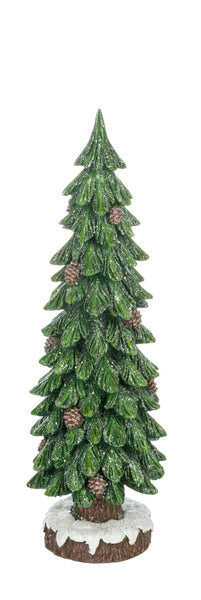 Glitter Pine Tree Resin - Árbol Navideño