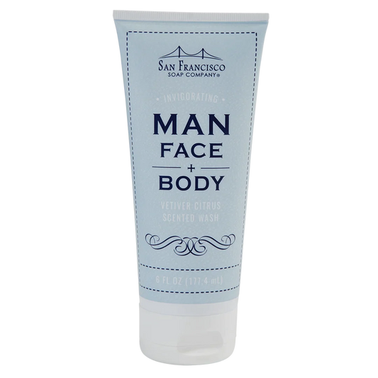 SFS -MAN FACE & BODY WASH 6OZ V