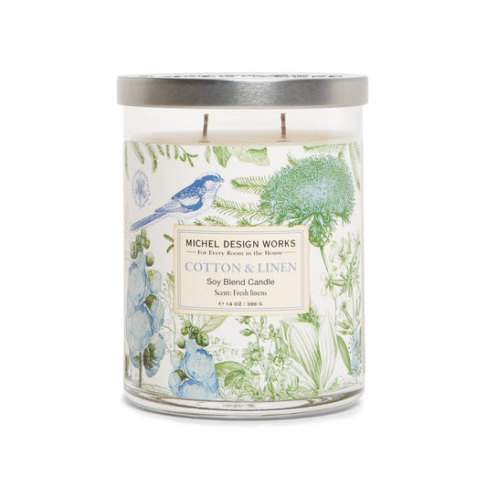 Cotton & Linen Medium Candle