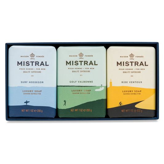 Homme Sport Three Soap Gift Set - Set de Regalo 3 Jabones
