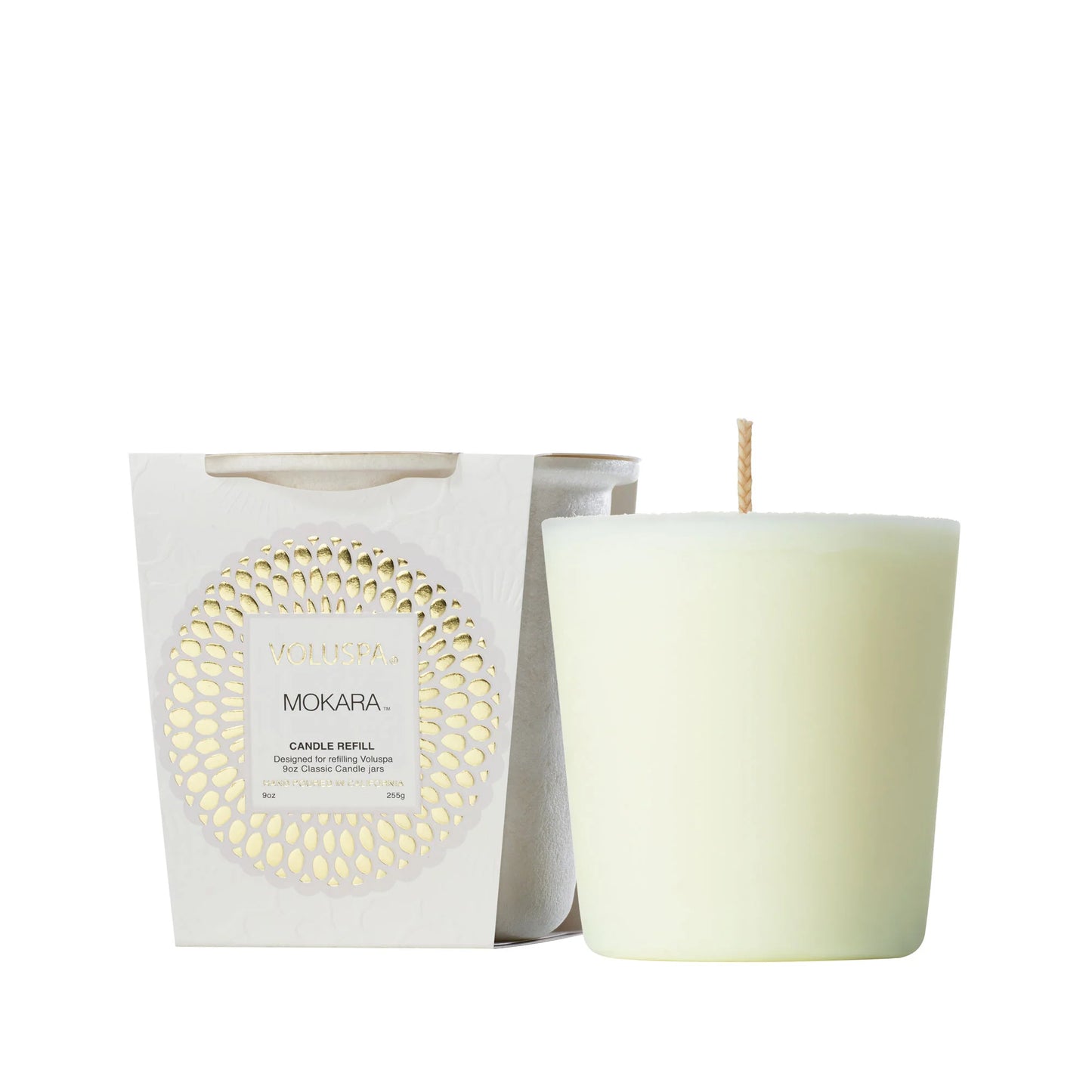 MOKARA CLASSIC CANDLE REFILL 9 OZ