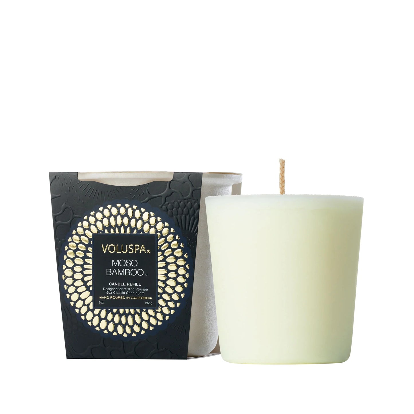 MOSO BAMBOO CLASSIC CANDLE REFILL 9 OZ