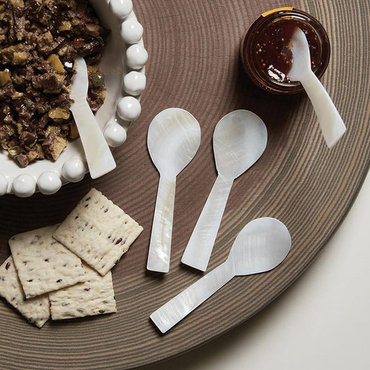 Table Sugar Shell Spoons S/3 / Cucharas de concha - Juego de 3