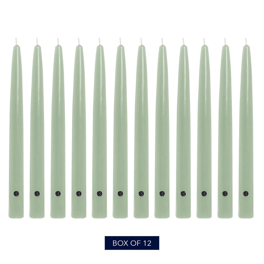 10" Colonial Green Handipt Taper (una unidad)