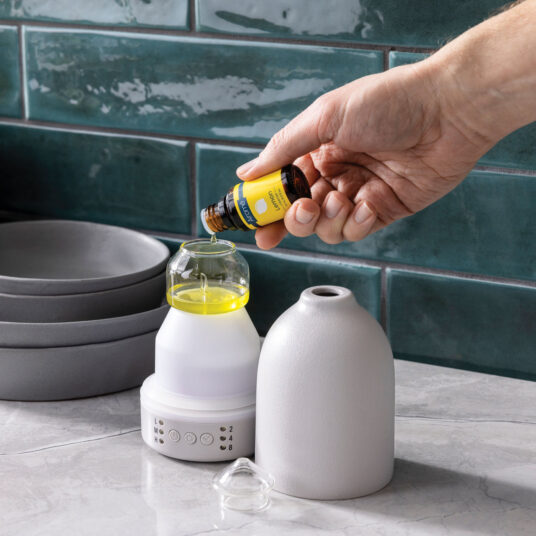 Difusor nebulizador de aceites esenciales de piedra