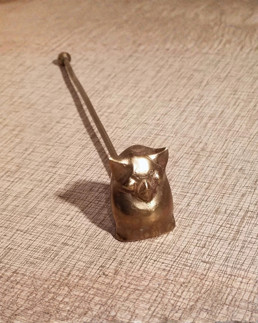 Inner Pewter Owl Candle Snuffer - Apagavelas