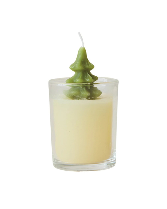 Unscented Tree Candle in Glass Vessel - Vela