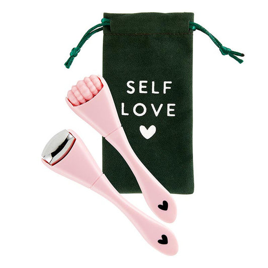 Spa To-Go Set -Pink with Green Pouc