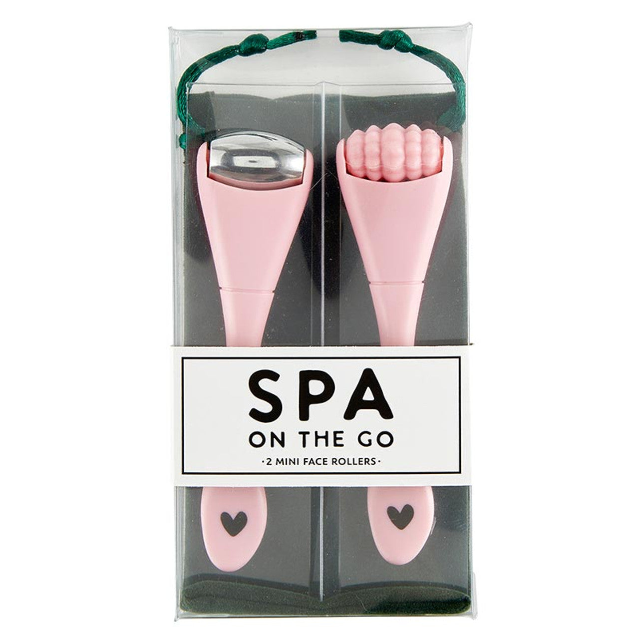 Spa To-Go Set -Pink with Green Pouc