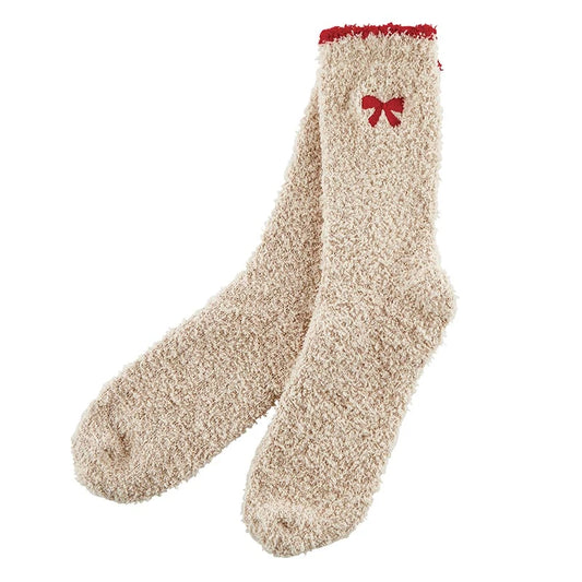 Cozy Sock Ornament-Blush/Red - Medias/Calcetines